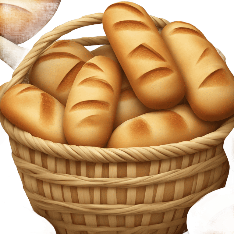 bread with basket emoji