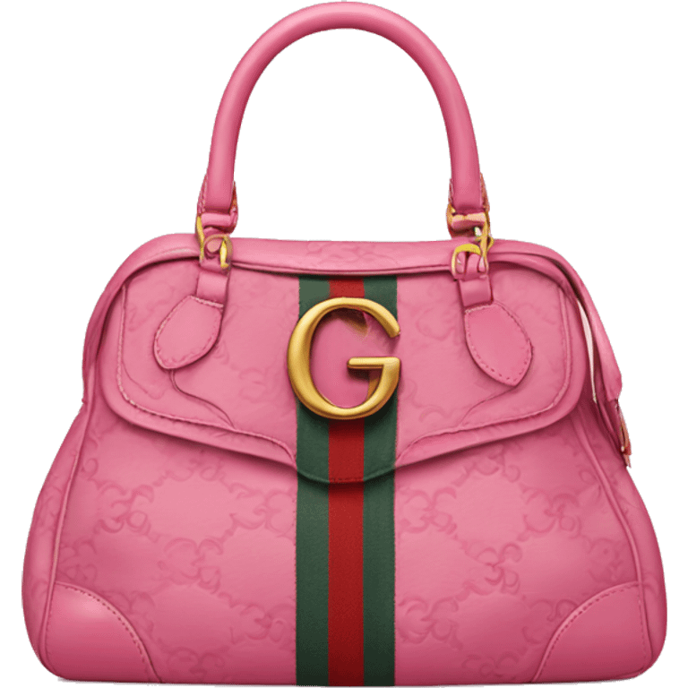 pink gucci bag emoji