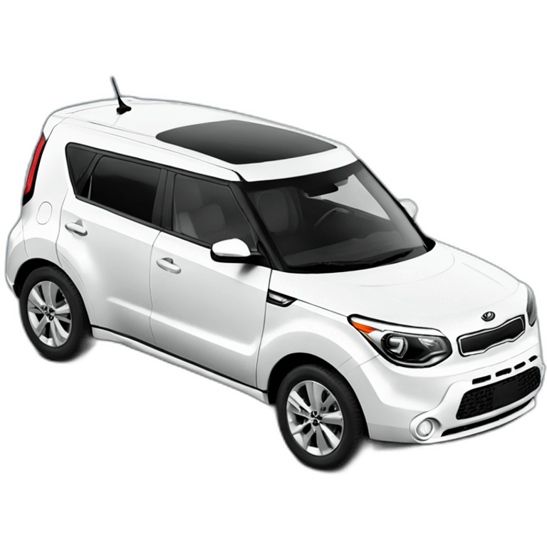 White Kia Soul emoji