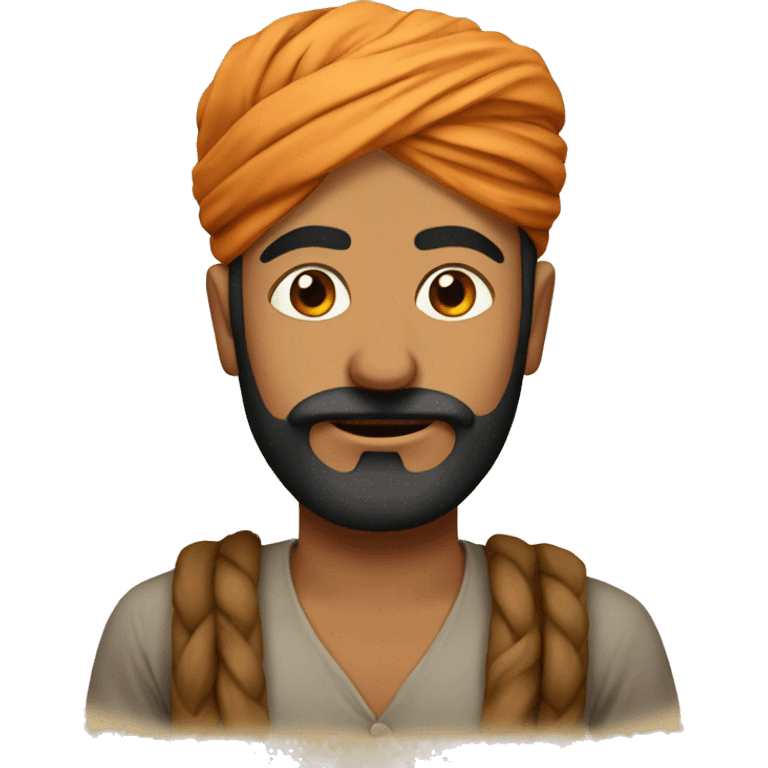 Men from rajesthan  emoji