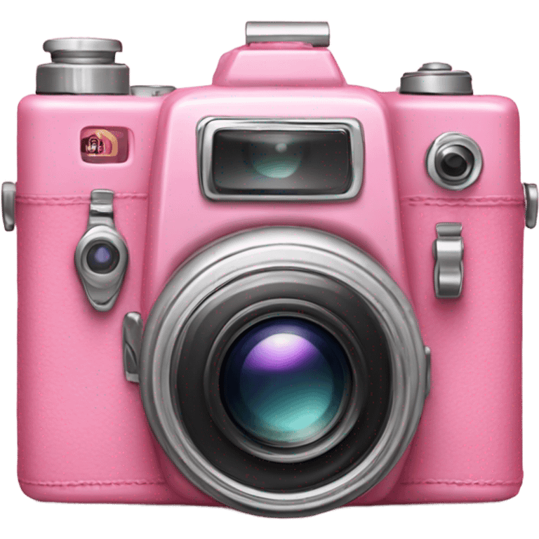 Pink camera emoji