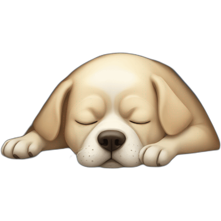 Dog sleep and snoring  emoji