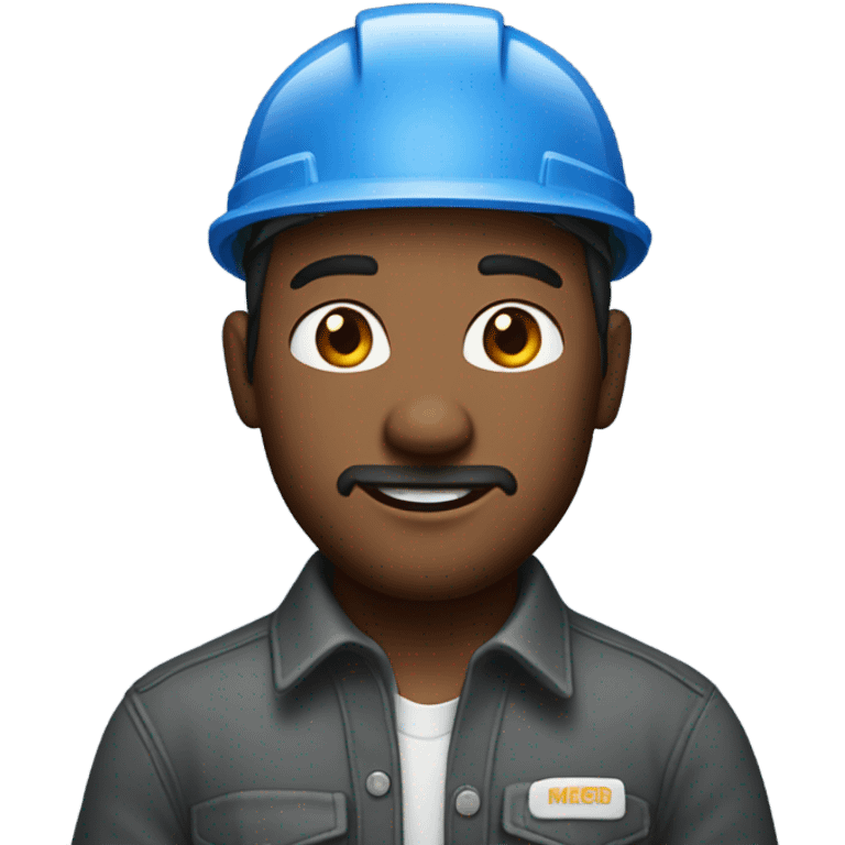 blue-collar worker man (memoji) emoji