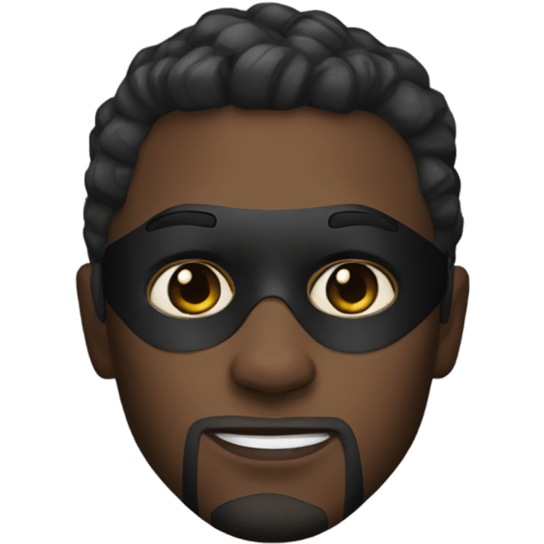 Superhero black panther emoji