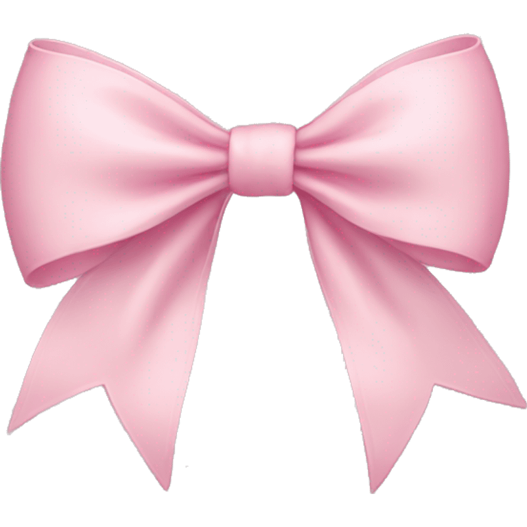 Light pink bow emoji