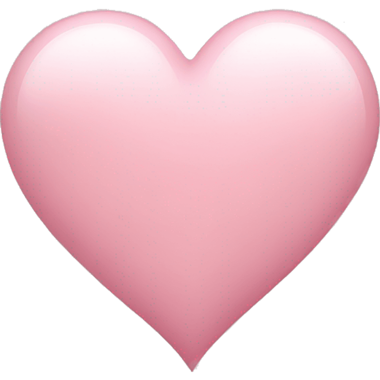 light pink heart  emoji