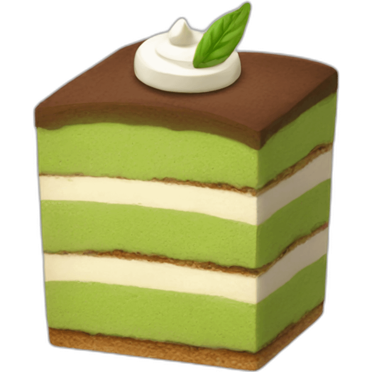 matcha tiramisu piece emoji