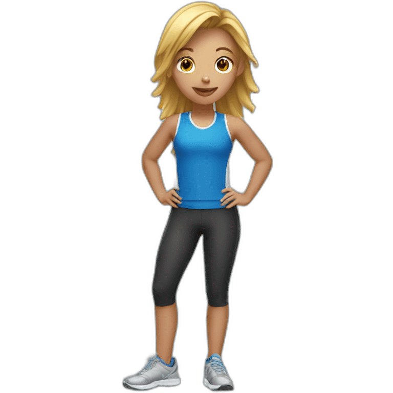 sporty girl emoji