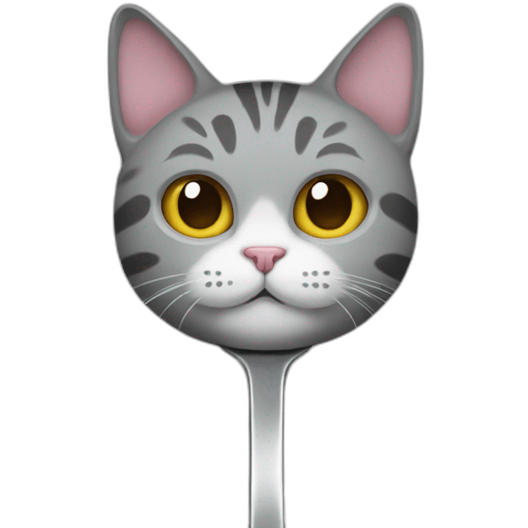 Spoon cat emoji