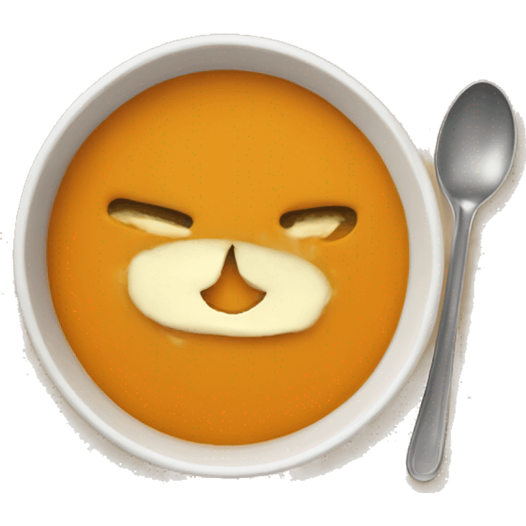 pumpkin soup  emoji