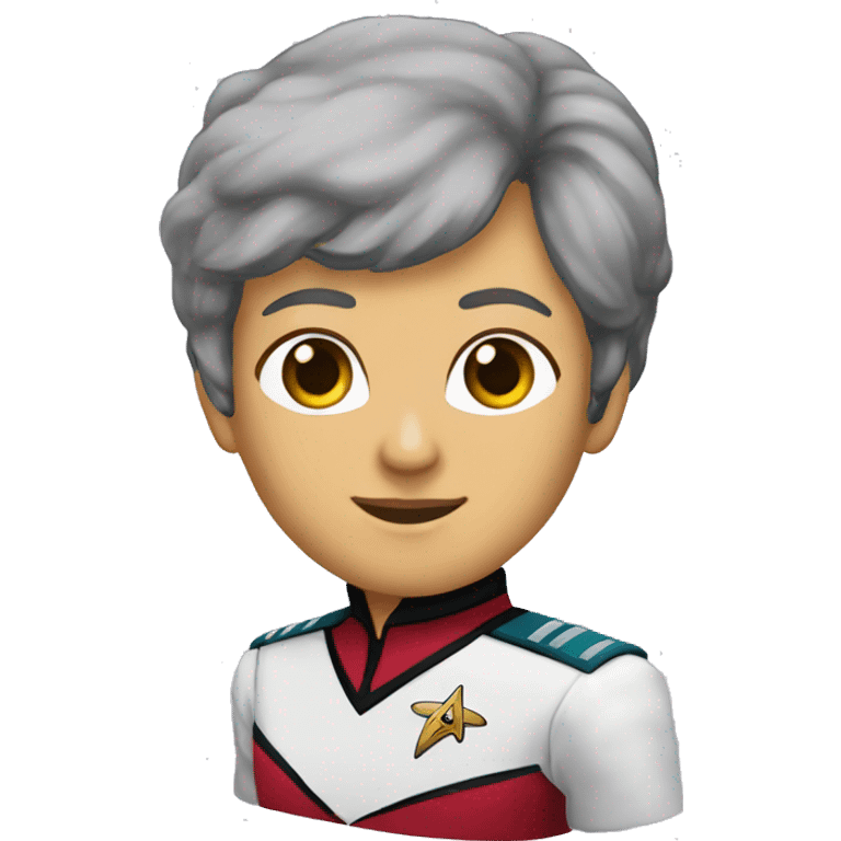 Teniente rosas. De Star Trek  emoji