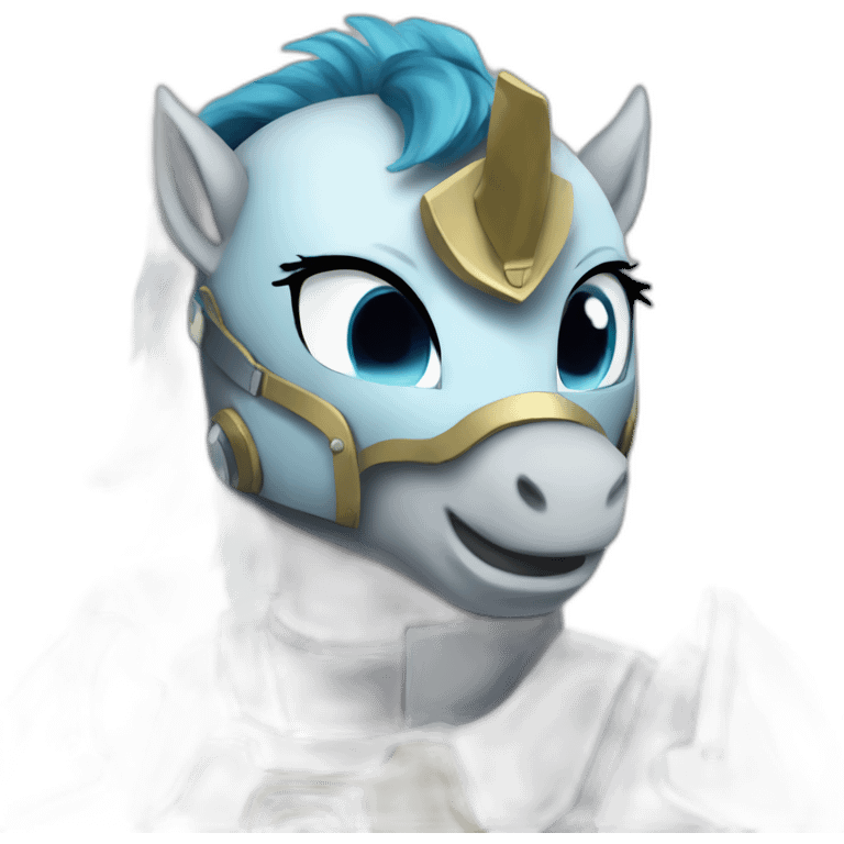 mlp pony sapcemarine pony in power armor emoji