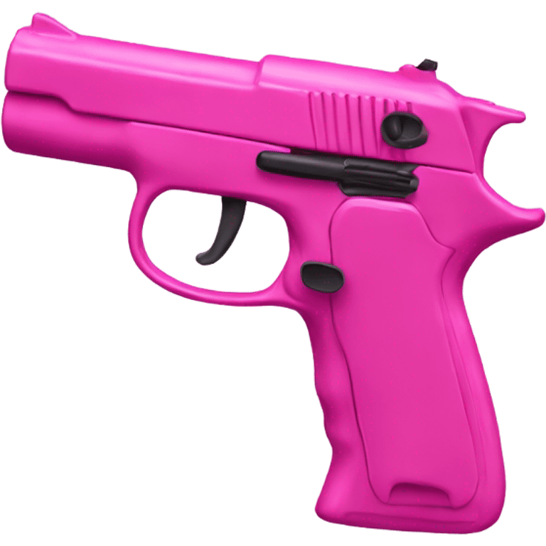 Pink gun emoji