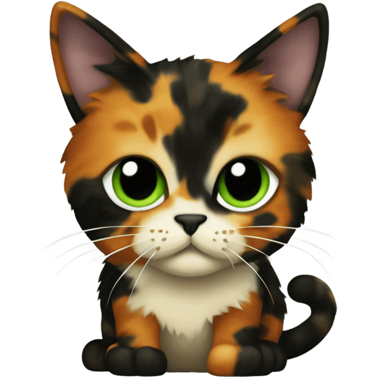 Tortoiseshell cat emoji