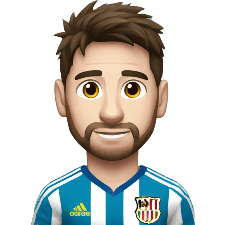 messi con la camiseta de la seleccion emoji