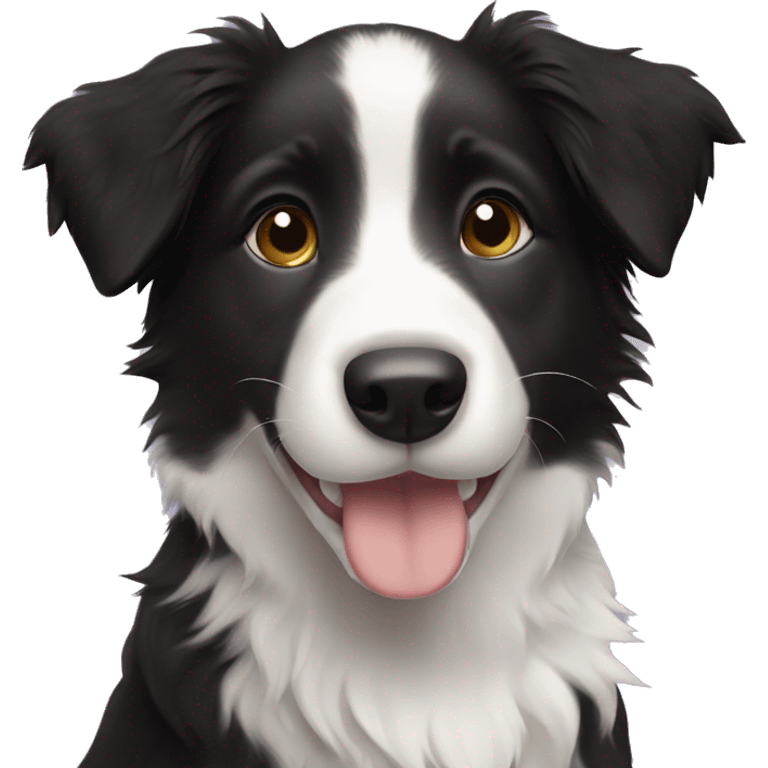 A border collie puppy emoji