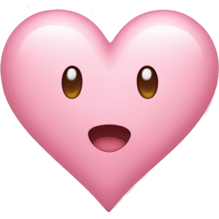 Light pink heart  emoji