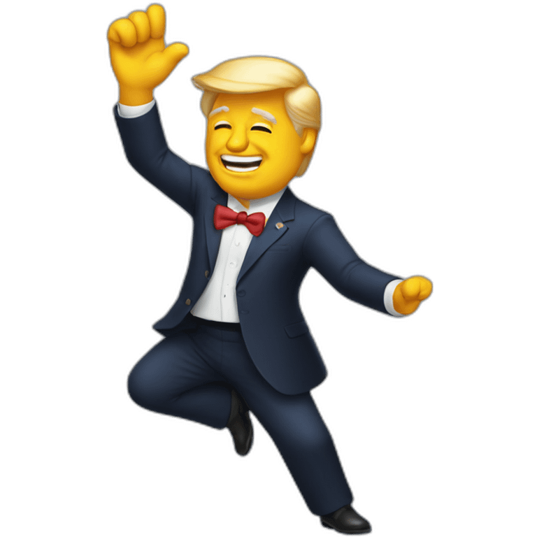 Donald trump dancing emoji