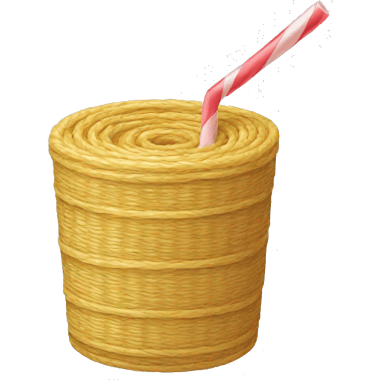 Straw  emoji