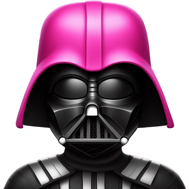 Darth Vader in pink emoji