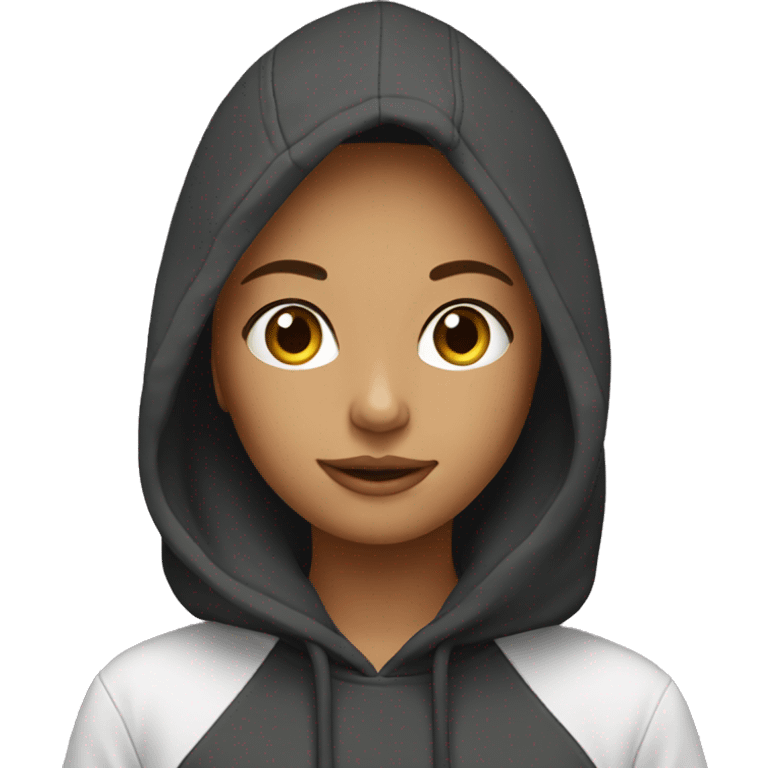 girl hoodie emoji