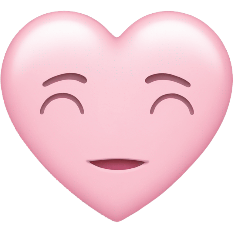 Baby pink heart emoji