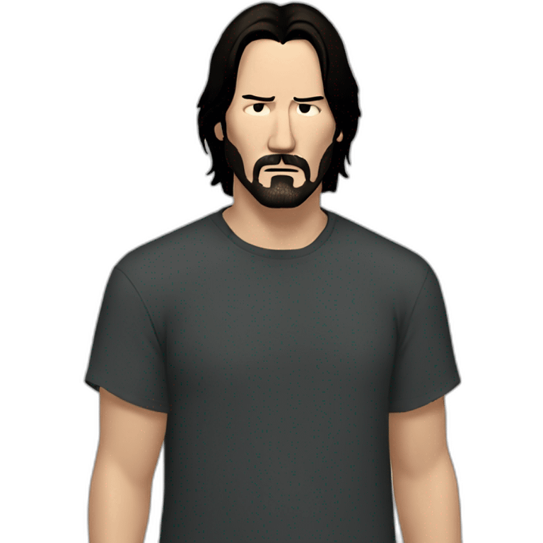 Keanu reeves looking sad emoji