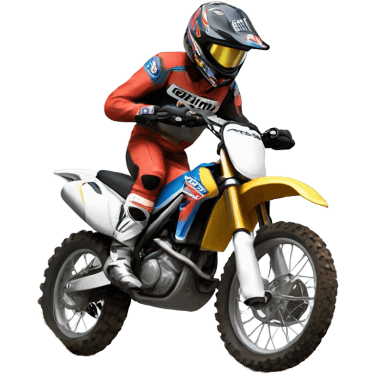 hillclimb dirt bike emoji