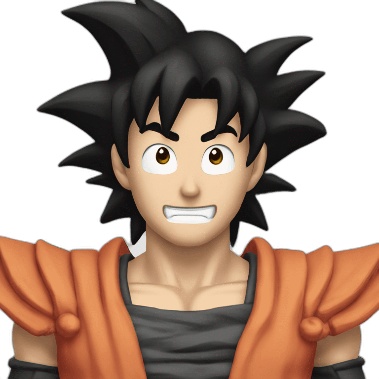 Sangoku en rouge emoji