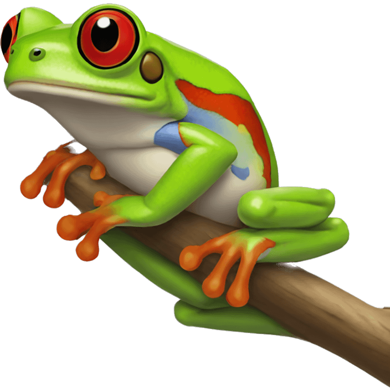 Red-eyed tree frog emoji