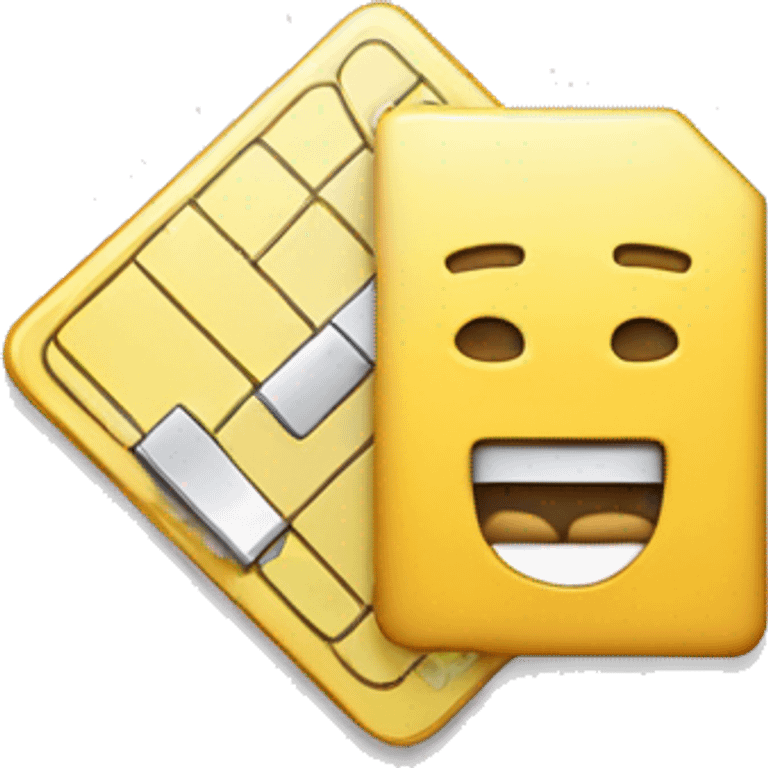 Sim card + run  emoji