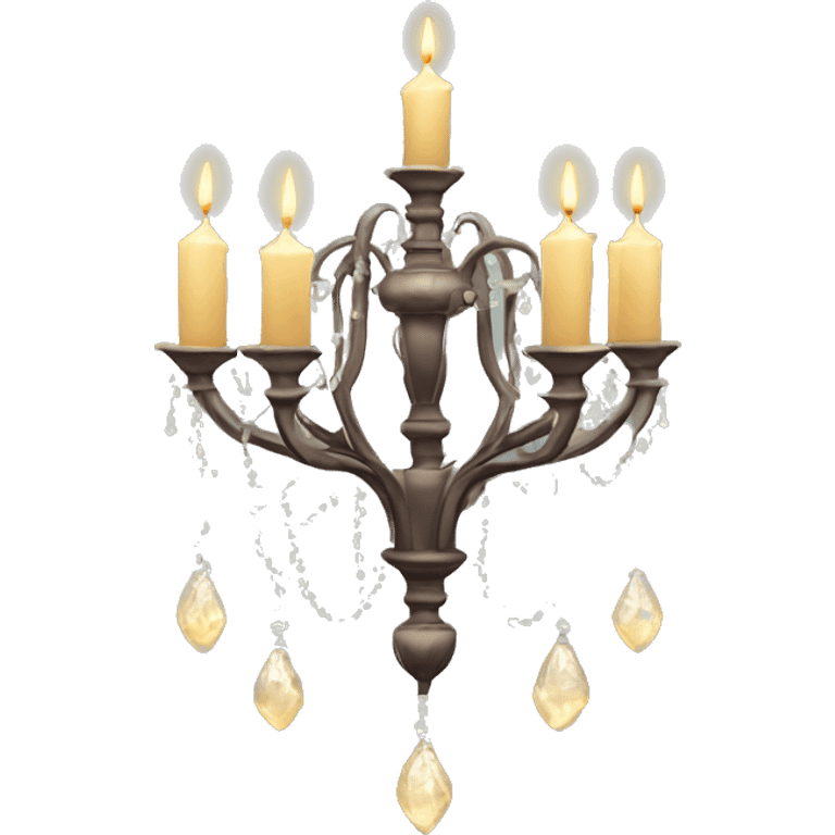 Chandelier candle emoji