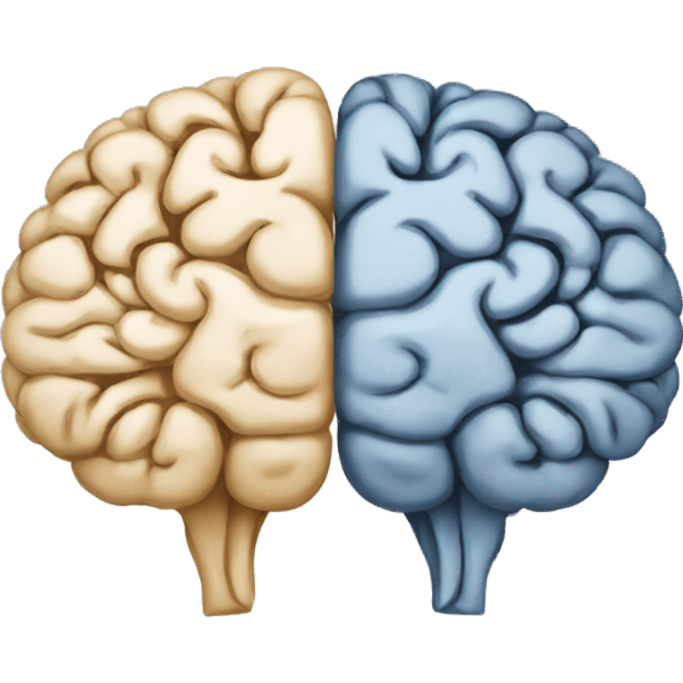 left brain right brain emoji