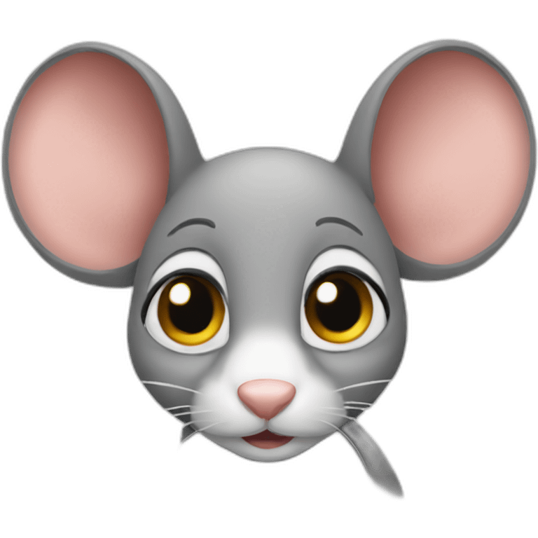 mouse bigger eyes emoji