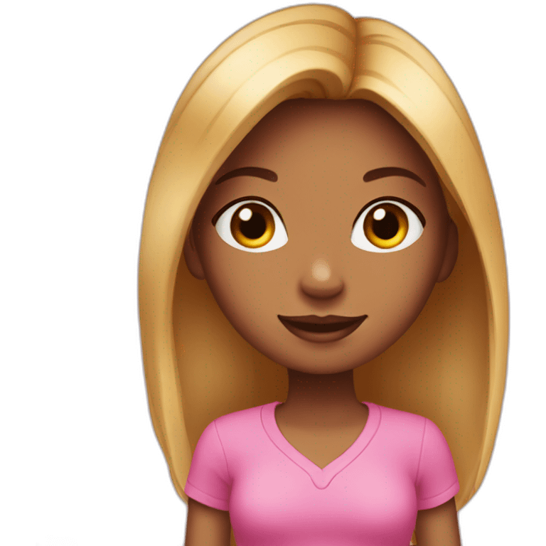 Barby girl emoji