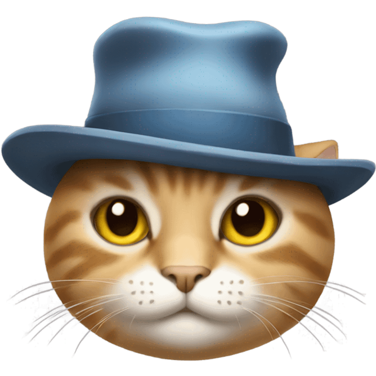 Cat with a hat emoji