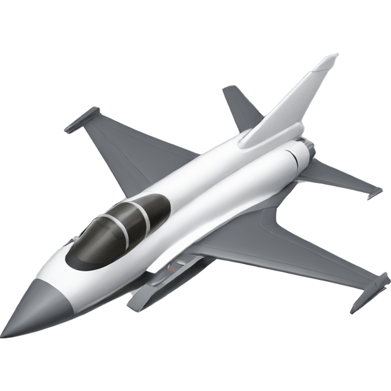 A turbo jet with gray colour like icon emoji