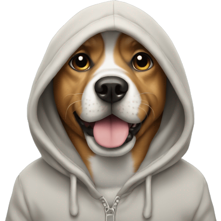 dog in a hoodie emoji