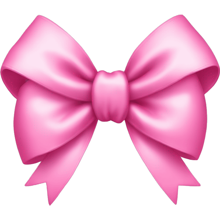 cute pink coquette bow emoji