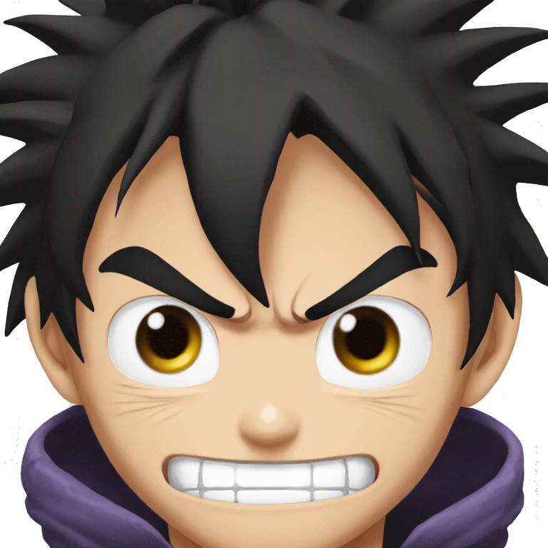 make face luffy gear five emoji