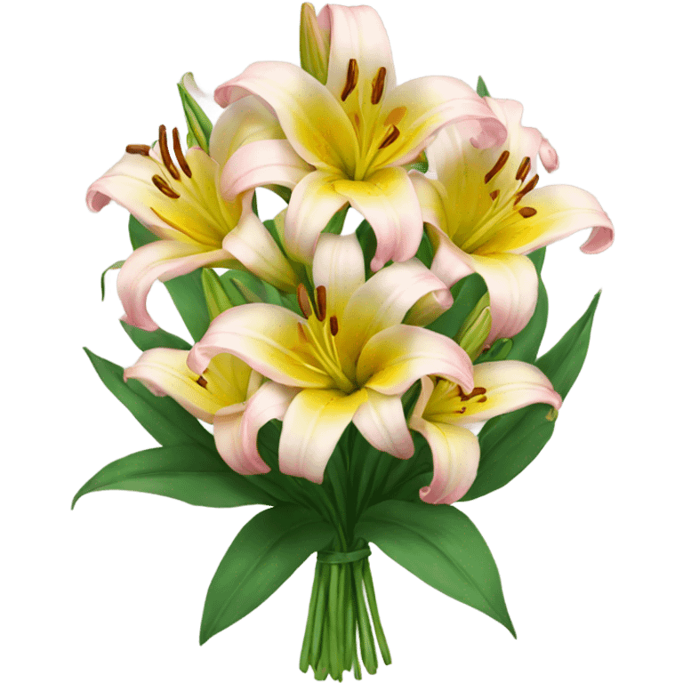 A large Lilly bouquet  emoji