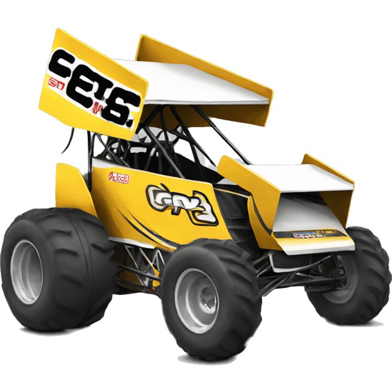 dirt Sprint car  emoji