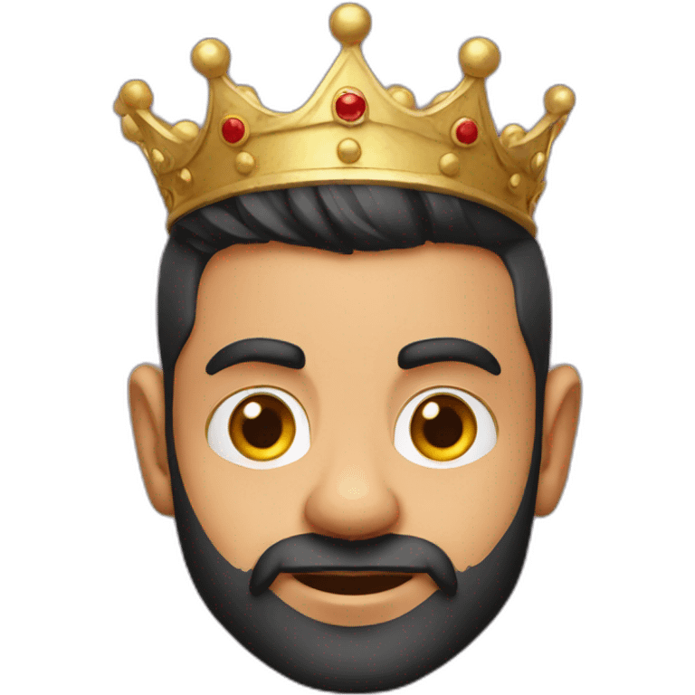 Virat kohli with crown emoji