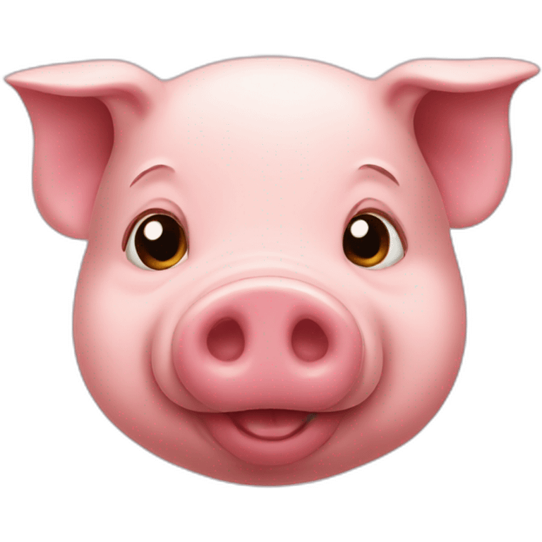 realistic pig emoji