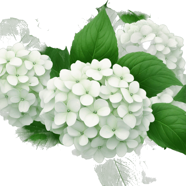 White Hydrangea emoji