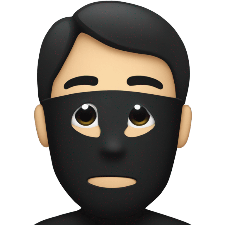 robber with mask emoji