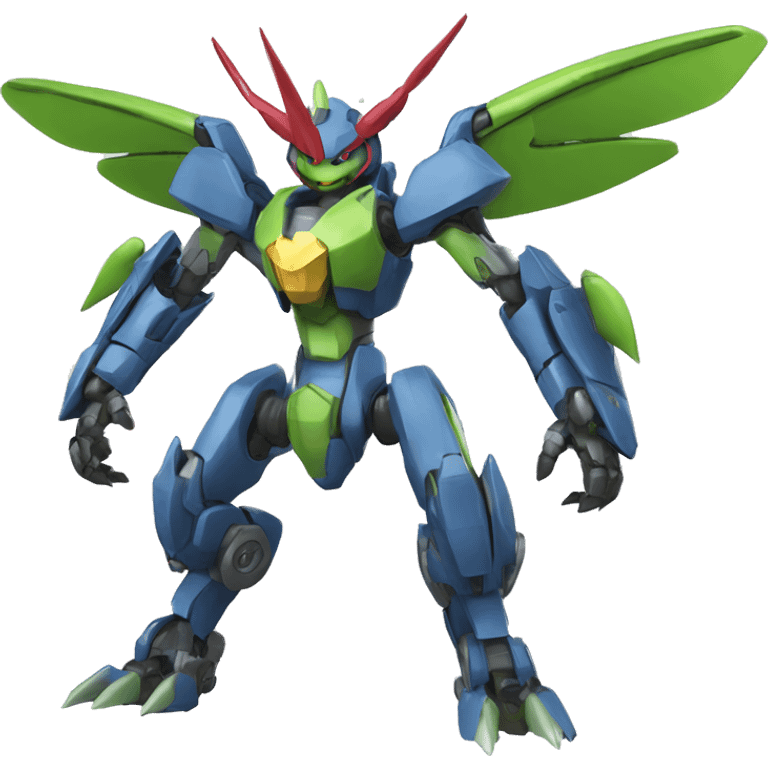 WereGarurumon-Flygon-Medabot-Mecha full body emoji