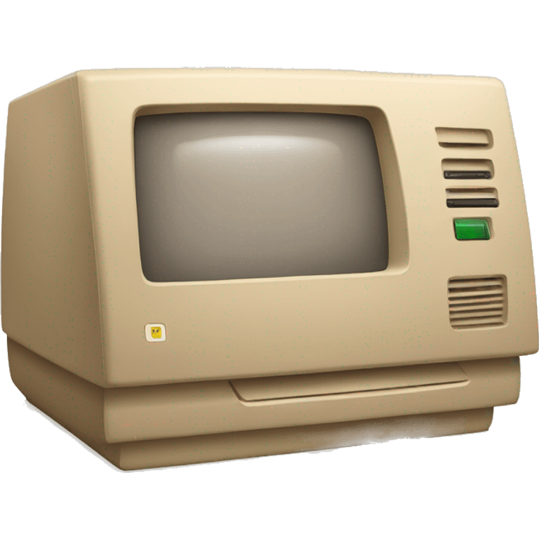 beige computer emoji