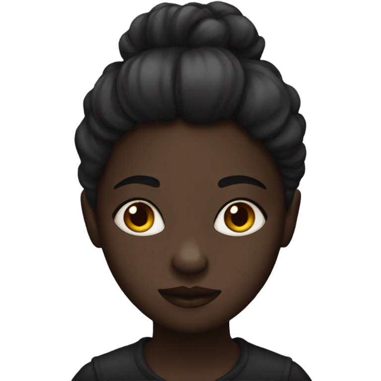 Dark girl  emoji