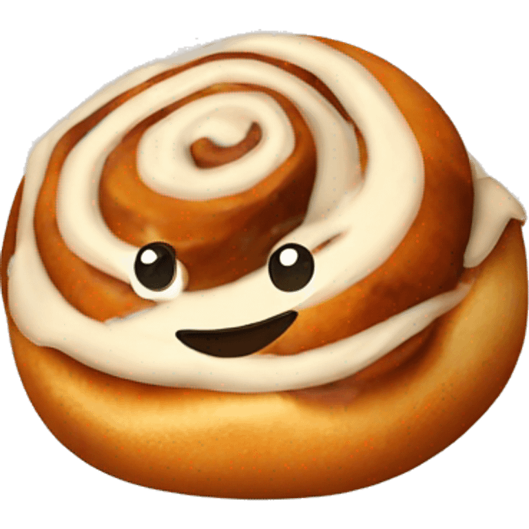 A cinnamon roll  emoji